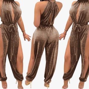 Gold jumpsuit